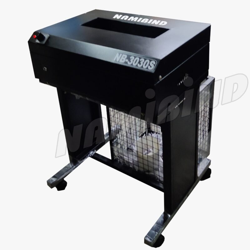 Namibind NB-3030S Commercial Strip-Cut Shredder, 30/35 Sheets Capacity, 8mm Straight Cut, 60L Bin, MS Metal Body