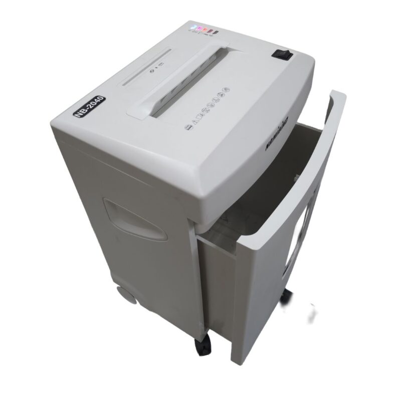 Namibind NB2040 Micro Cut Paper Shredder | 15-Sheet Capacity | 2×10mm Shred Size | 34L Waste Bin | Low Noise Heavy Duty Office Shredding Machine - Image 4