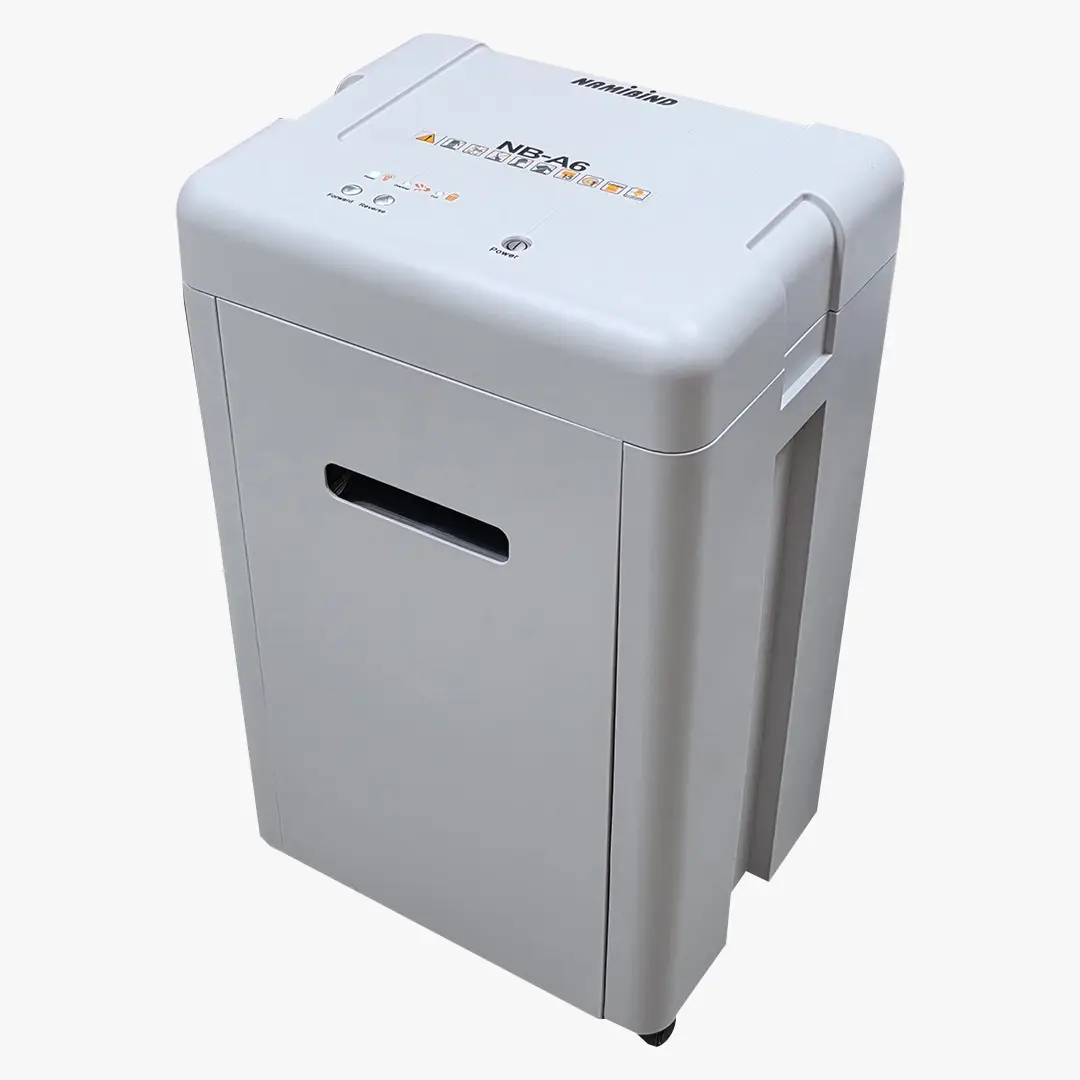 Namibind NB A6 240mm Micro Cut Paper Shredder – 15-17 Sheet Capacity, 2x10mm Shred Size, 27L Waste Volume, Shreds Paper, CDs, Credit Cards - Image 6