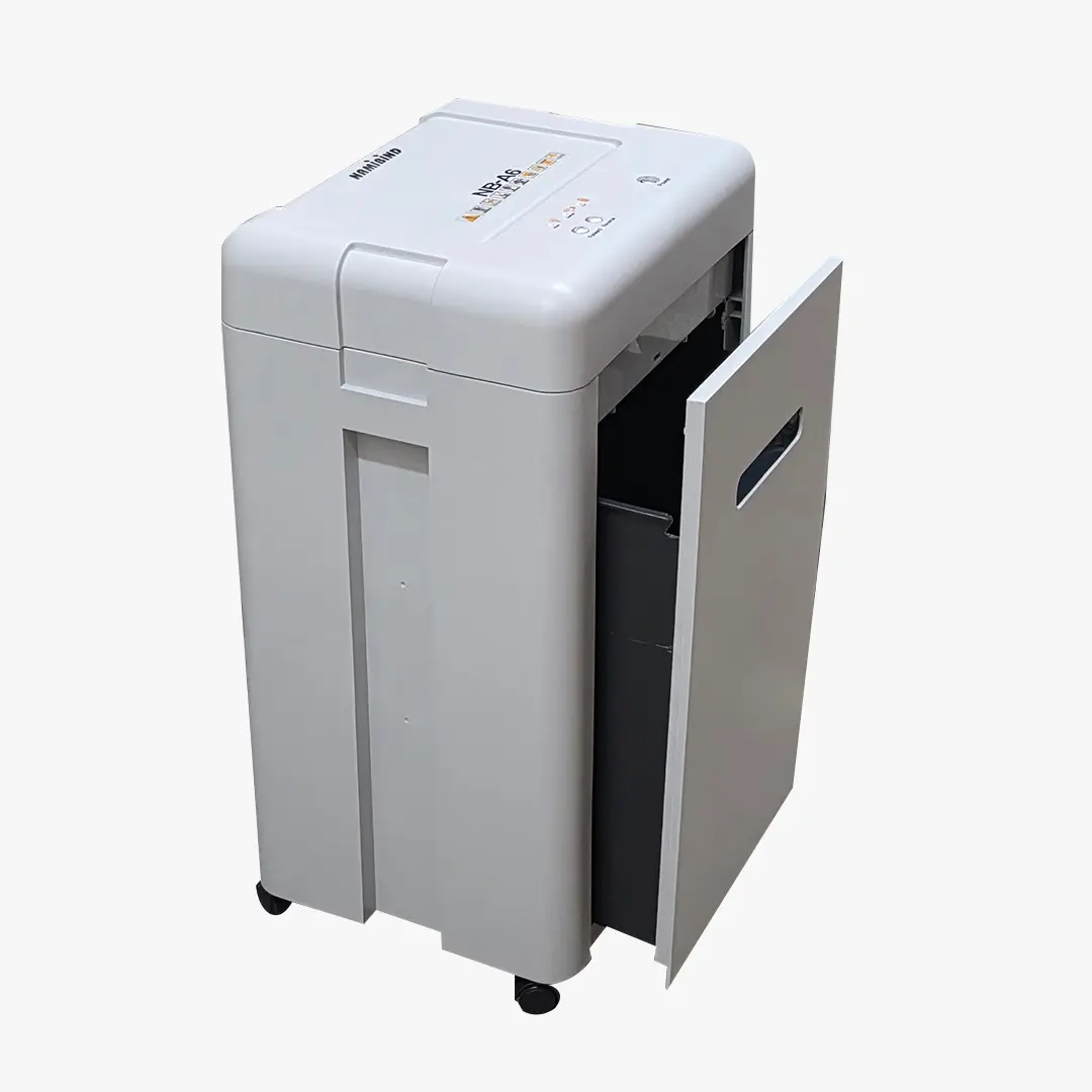 Namibind NB A6 240mm Micro Cut Paper Shredder – 15-17 Sheet Capacity, 2x10mm Shred Size, 27L Waste Volume, Shreds Paper, CDs, Credit Cards - Image 4