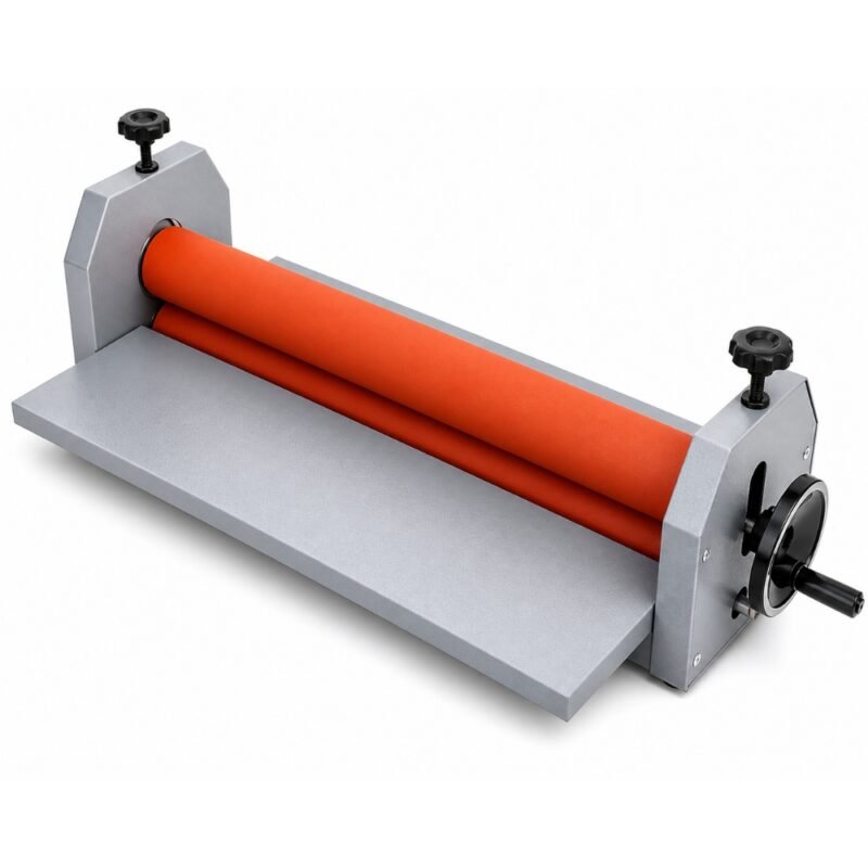 Namibind CLM-51 Manual Cold Laminator | 51-Inch Width | Heavy-Duty Metal Frame | Silicone Rubber Rollers | Ideal for Vinyl, Posters, Banners, Graphics, Photos & Sign Boards