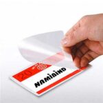 Namibind 70 x 100 mm Thermal Lamination Pouch 250 Micron, Premium Quality, Crystal Clear Lamination ID Card Pouch Pack of 10 (100 Pouches/Pack)