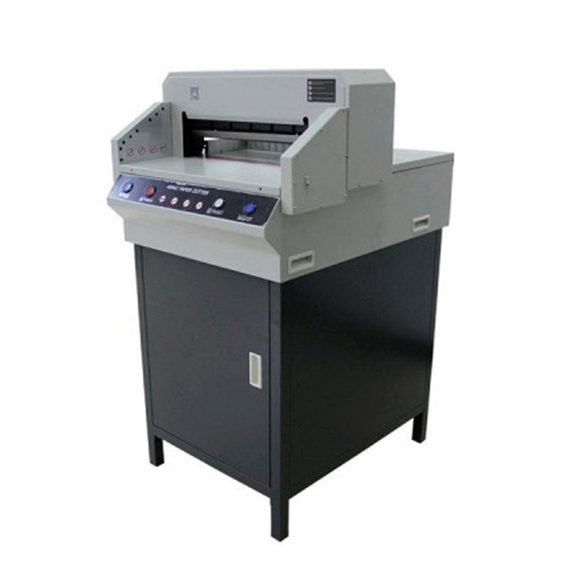 Computerized paper cutting clearance machine