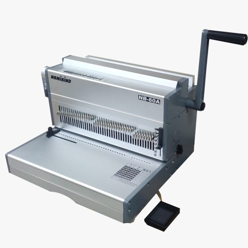 Namibind NB60A (3:1) Electric Wire Binding Machine | 28-Sheet Punch Capacity | 250-Page Binding | 340 mm Punch Width | 27/40 Holes - Image 3