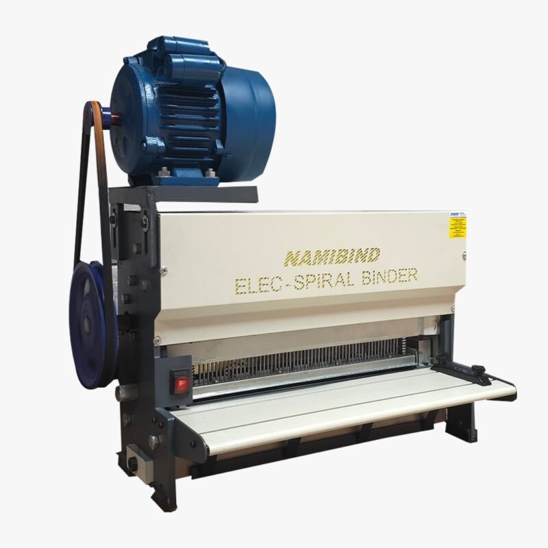 Namibind HD-5 Motorised Binding Machine, A3 18-Inch Size, 20-25 Sheet Punch (70gsm), MS Heavy Body, ½ HP Motor, Handle & Paddle Operation