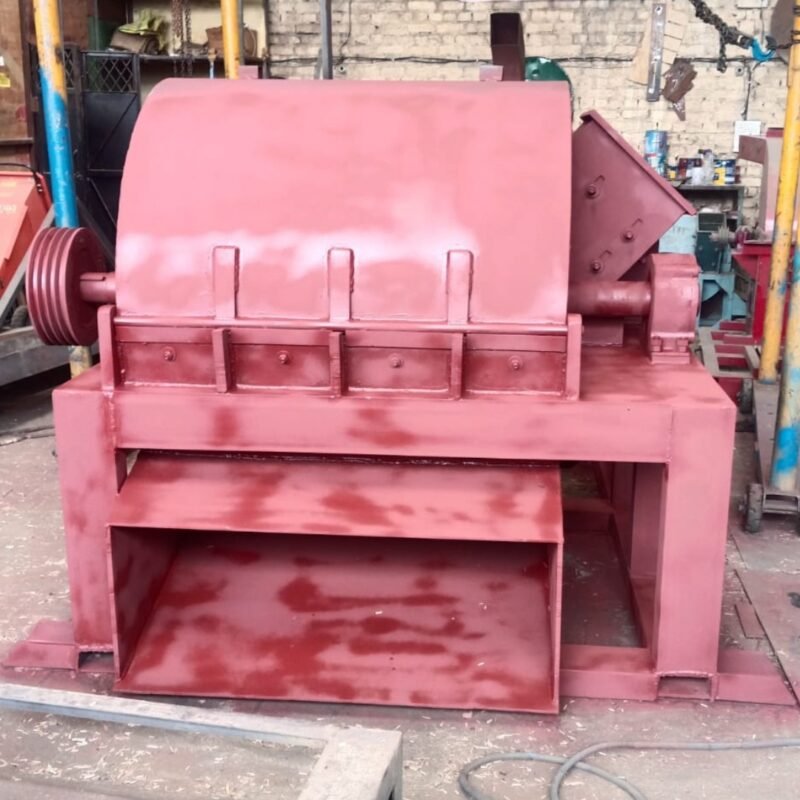 Industrial Sawdust Making Machine 100 HP | Wood Crusher & Sawdust Machine | 3 Ton/Hour Capacity | Heavy Duty Wood Chipper