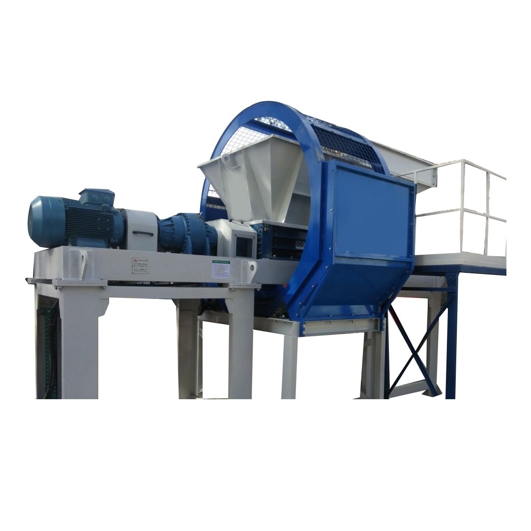 Custom Color Metal Shredder Machine , High Torque Waste Steel Drum