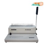 Namibind CombBind-C12 Manual Comb Binding Machine, 12-Sheet Punching Capacity, 500-Sheet Max Binding, Adjustable Margin, 21 Holes, A4 Size