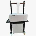 Namibind SC 4100 Dual-Shaft Strip-Cut Shredder | 45-Sheet Capacity | 8mm Shred Size | 410mm Feed Width | 120 kg/hr Shredding | EN8 Steel Cutters | Built-in Oil Tank for Anti-Sticking | Ideal for Gumming Sheets, Sticker Rolls, & Paper Roll