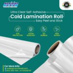 25 Inch Ultra Clear Cold Lamination Film Roll | 90 Micron
