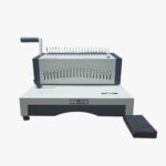 Namibind NB 350 Comb Binding Machine, 500-Sheet Binding Capacity, Electric Punching 25 Pages, Adjustable Pins & Margin Depth, Manual Comb Binder with Separate Comb Handle