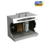 Namibind Golden/Silver Automatic Shoe Shiner with Black & Brown Brushes and 200 ml Polish Cream for Office, Bank, and Hotel Use