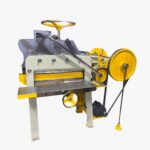 36-Inch Single Motor Paper Cutter, 2 HP, EN49 Steel Knives, Steel Gears, Double Slot Plate, Ideal for Book Publishers, Printers, and Binders