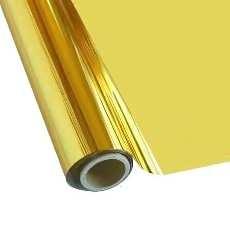 Namibind 13-Inch x 100 Meter Golden Foil Transfer Film For Heat Stamping Foil Roll for Paper, PVC, Cards, Packaging & Decorative Use