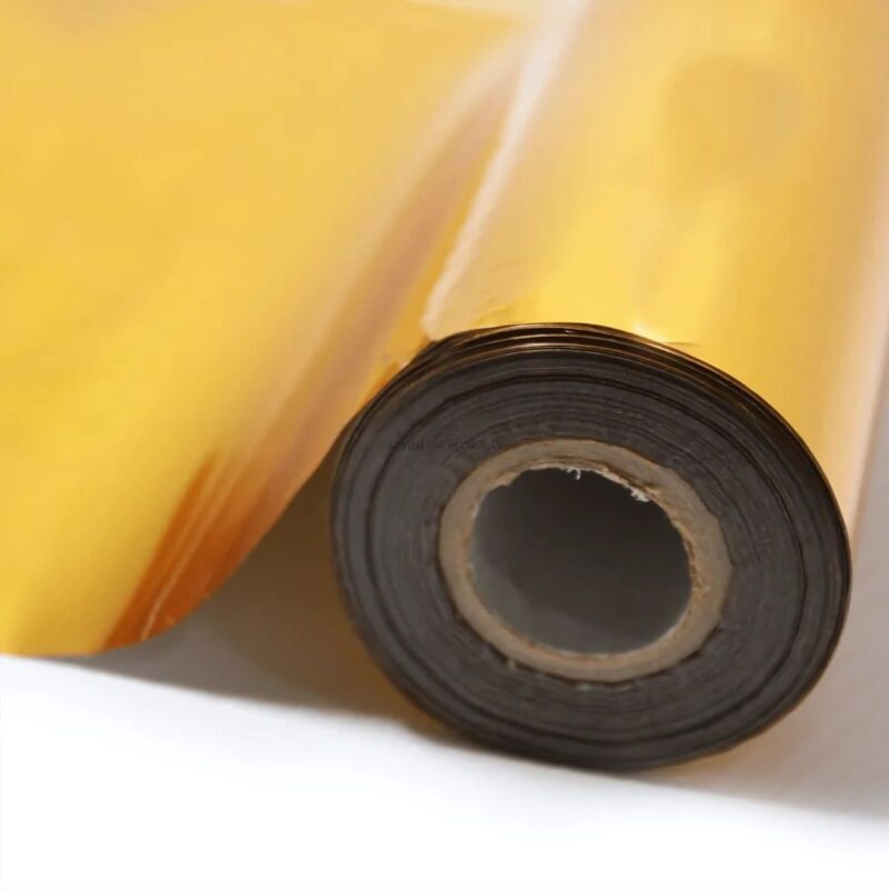 Namibind 13-Inch x 100 Meter Golden Foil Transfer Film For Heat Stamping Foil Roll for Paper, PVC, Cards, Packaging & Decorative Use - Image 2