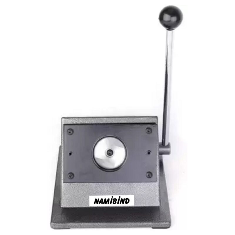 Namibind 44mm Round Badge Die Cutting Machine, Manual Circular Cutter for Button Badges, Stickers & Labels | Heavy Duty Metal Body | Ideal for ID Cards, Badge Making & Craft Projects - Image 2