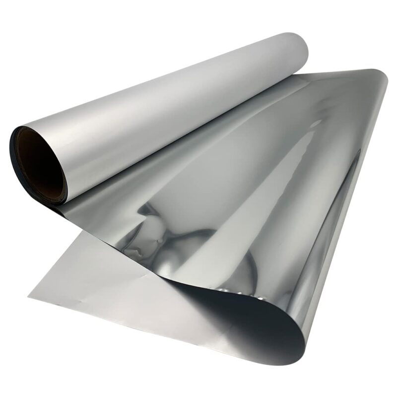 Namibind 13-Inch x 150 Meter Silver Metallised Polyester Film, High Gloss BOPET Film Roll for Packaging, Wrapping & Lamination Applications - Image 2
