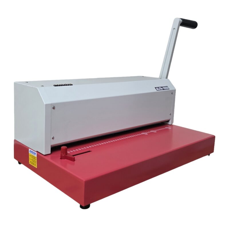 Namibind ALFA-1650 A3 Heavy Duty Spiral Binding Machine | 49 Hole Punch, Large Punching Base, Manual Operation, Spiral Binder for Office, School & Binder - Image 5