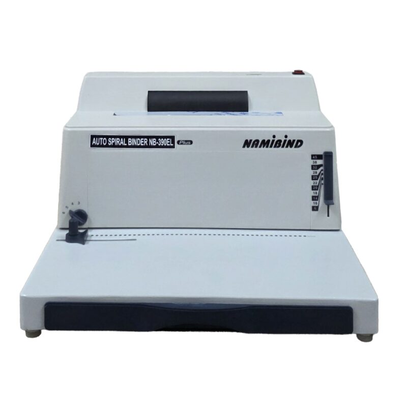 Namibind NB 390EL Plus Electric Binding Machine, A4 Size, 20-22 Sheet Punch (70gsm), 400-500 Sheet Binding Capacity with Coil Inserter - Image 4