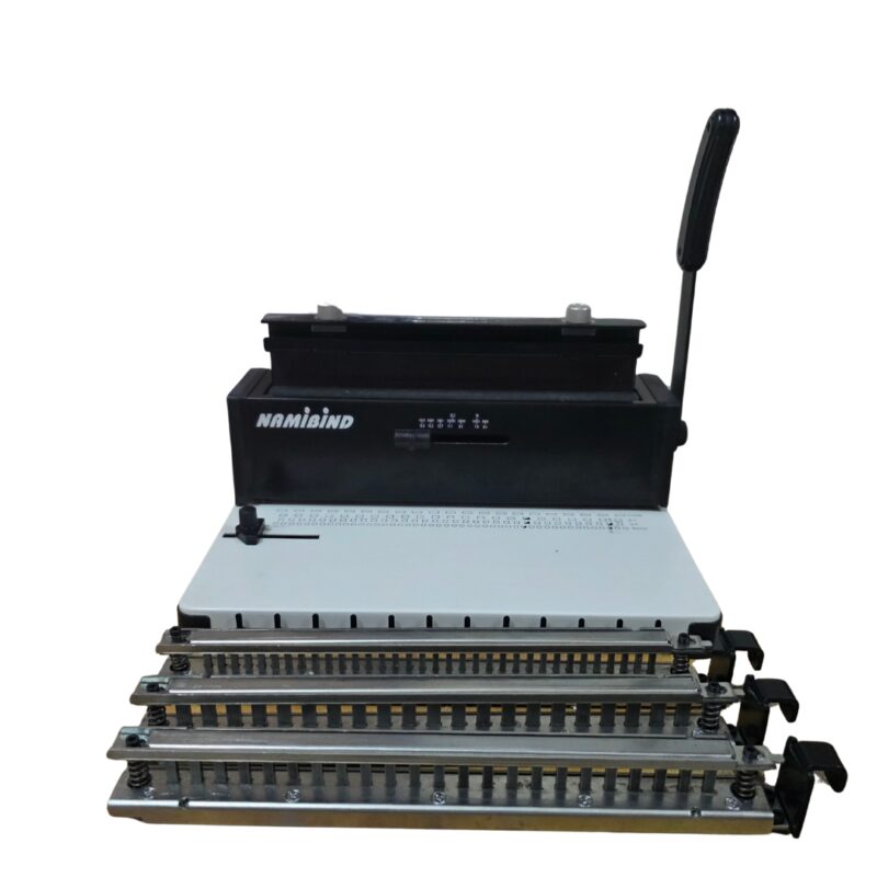 Namibind Manual A4 Book Binding Machine | 3-in-1 Die Punching & Binding Wiro 2:1, Wiro 3:1 & Comb Binding | Heavy Duty Binding Machine for Office, School, Publishers & Binders - Image 2