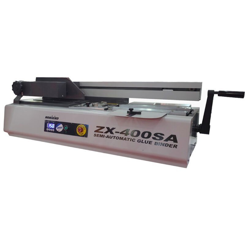 Namibind ZX-400SA Top Selling Semi Automatic Desktop Glue Binding Machine 150 Books/Hr