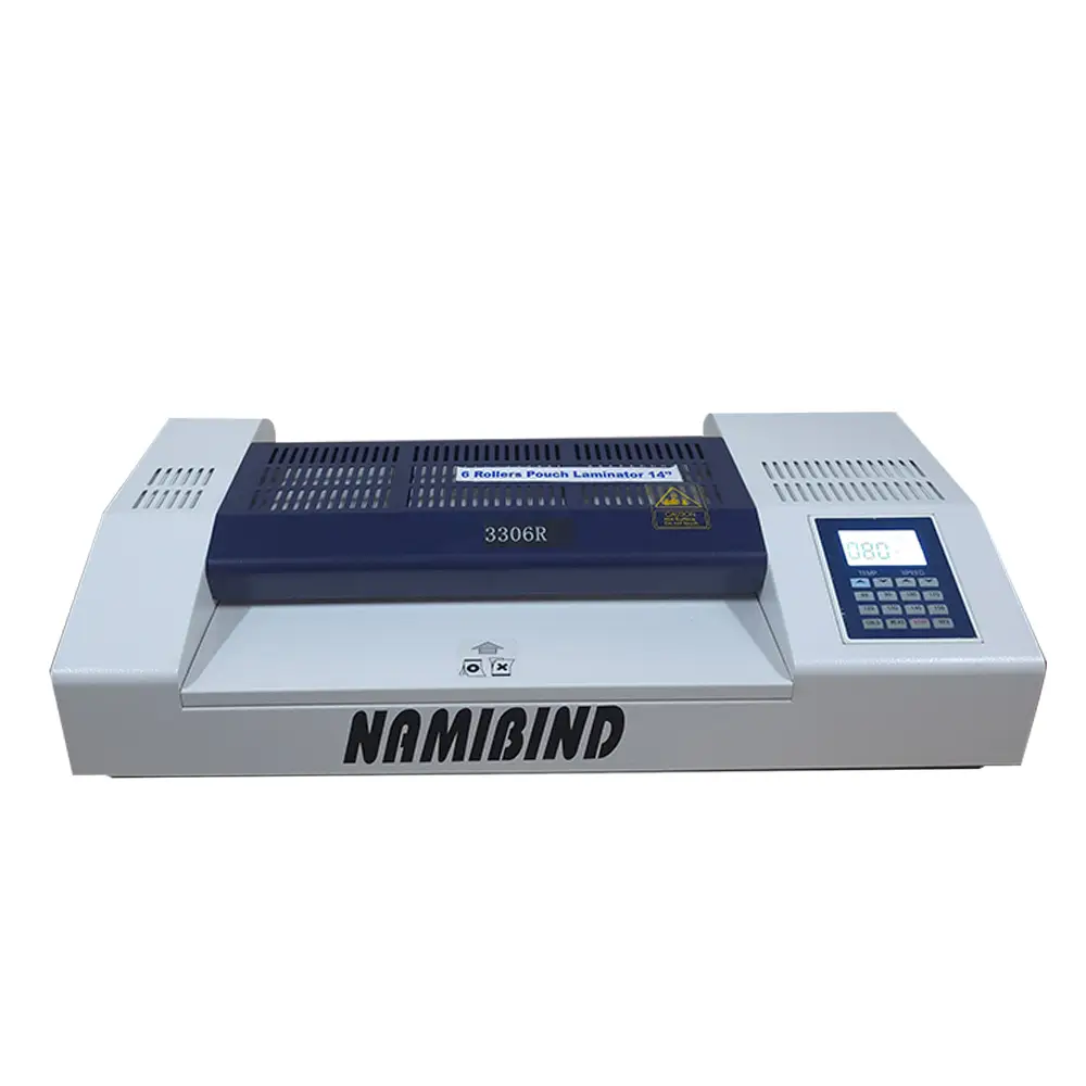 Namibind A4 LM-3306R Heavy-Duty Pouch Laminating Machine, 330 mm Width, 6-Roller Non-Heating Metal Body Laminator for Office & Commercial Use - Image 3