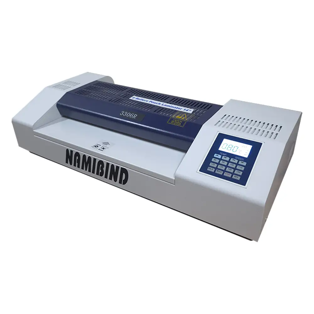 Namibind A4 LM-3306R Heavy-Duty Pouch Laminating Machine, 330 mm Width, 6-Roller Non-Heating Metal Body Laminator for Office & Commercial Use - Image 2