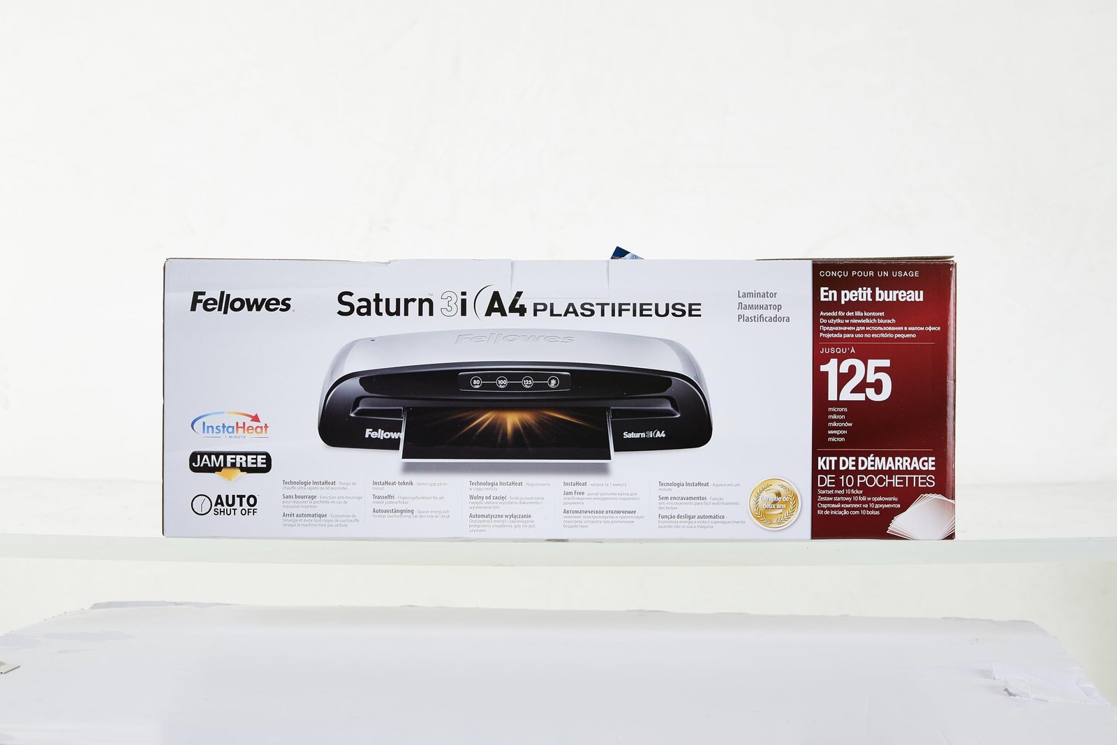 Fellowes Saturn 3i A4 Laminator Machine | InstaHeat Technology | 125 Micron | Jam-Free | Office & Commercial Use - Image 5