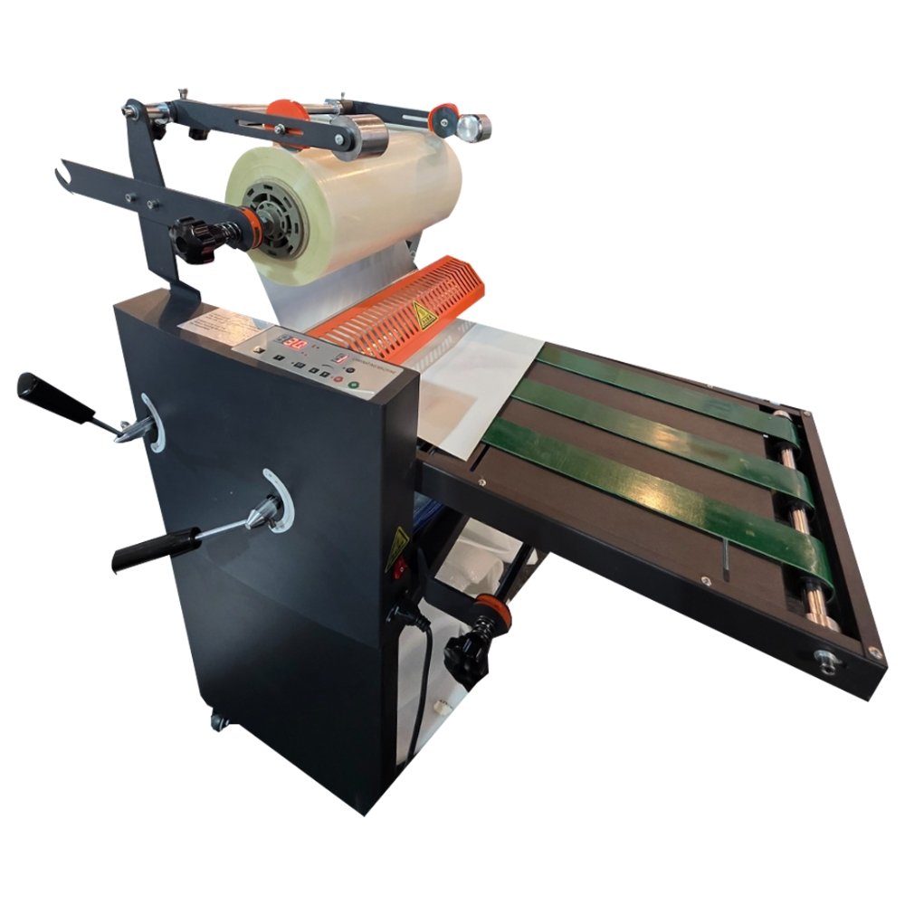 Namibind 14 Inch Thermal Lamination Machine with Trimming & Anti-Curl System | Hot & Cold Double Side Laminator | Industrial Roll Laminator - Image 4